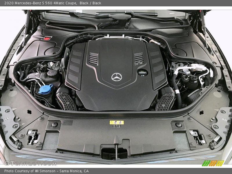  2020 S 560 4Matic Coupe Engine - 4.0 Liter DI biturbo DOHC 32-Valve VVT V8