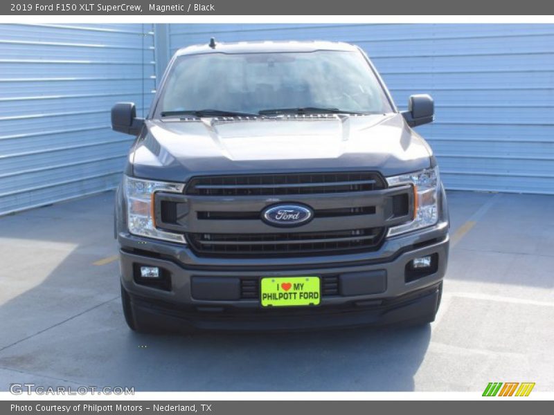 Magnetic / Black 2019 Ford F150 XLT SuperCrew