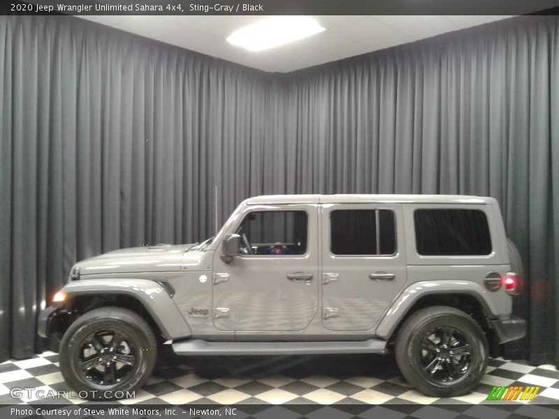 Sting-Gray / Black 2020 Jeep Wrangler Unlimited Sahara 4x4
