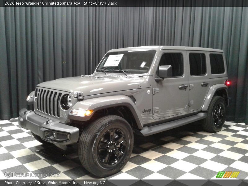 Sting-Gray / Black 2020 Jeep Wrangler Unlimited Sahara 4x4