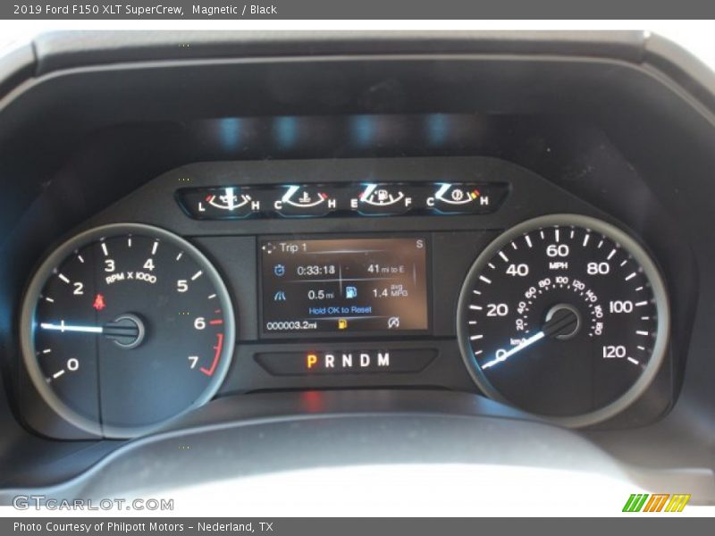 Magnetic / Black 2019 Ford F150 XLT SuperCrew
