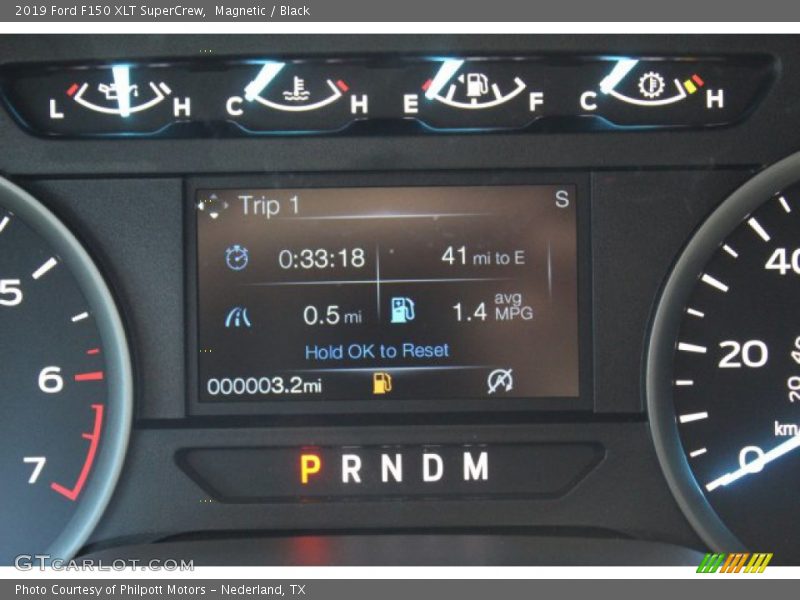 Magnetic / Black 2019 Ford F150 XLT SuperCrew