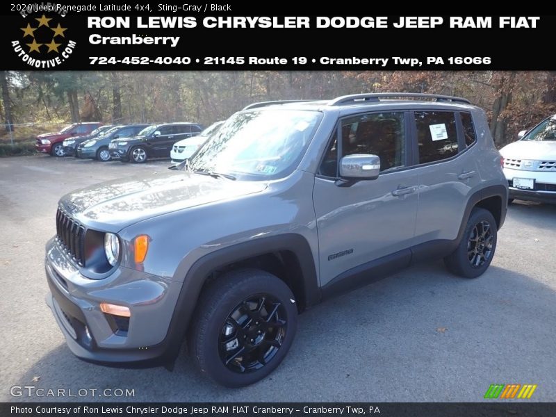 Sting-Gray / Black 2020 Jeep Renegade Latitude 4x4