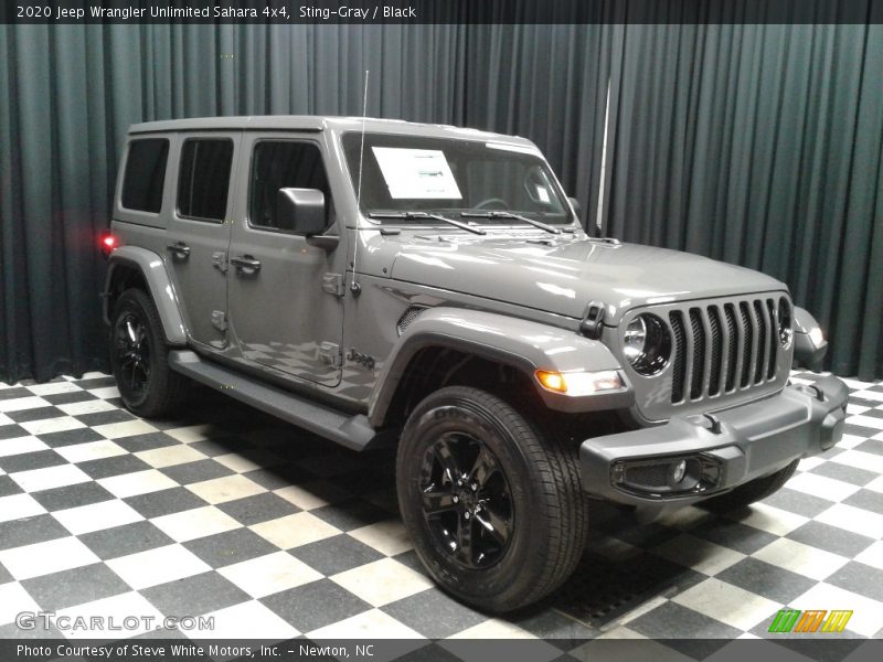 Sting-Gray / Black 2020 Jeep Wrangler Unlimited Sahara 4x4