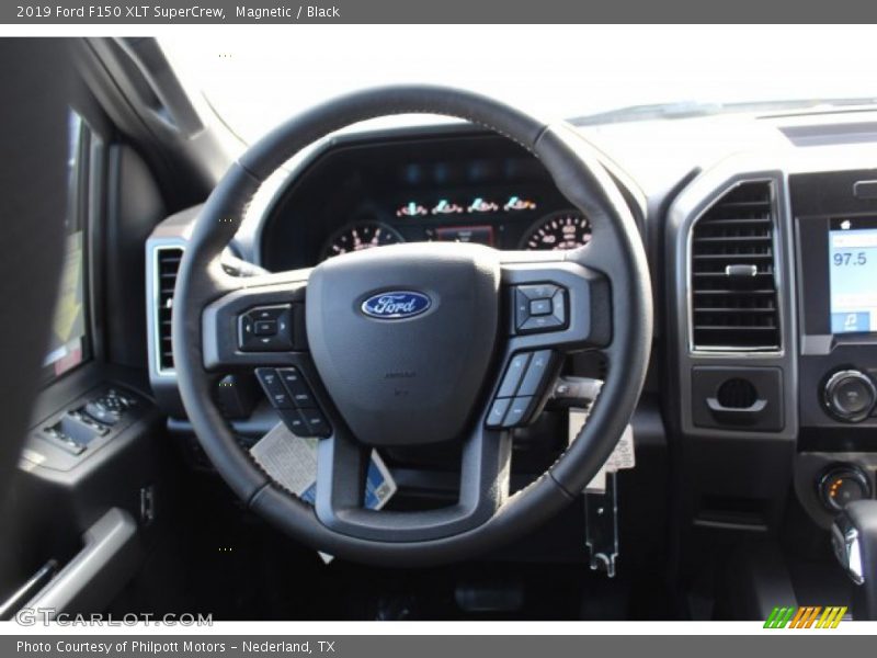 Magnetic / Black 2019 Ford F150 XLT SuperCrew