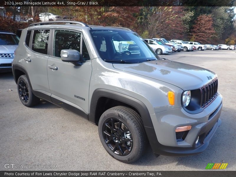 Front 3/4 View of 2020 Renegade Latitude 4x4