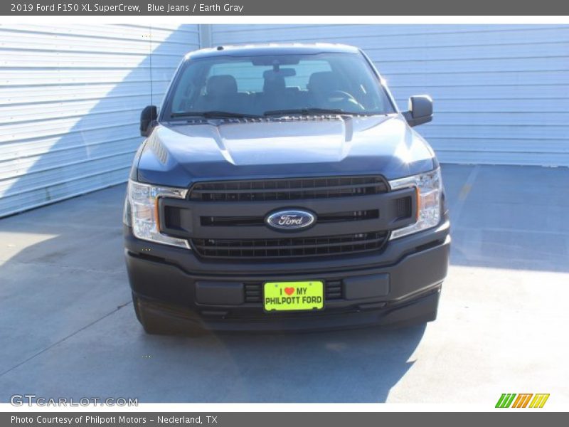 Blue Jeans / Earth Gray 2019 Ford F150 XL SuperCrew