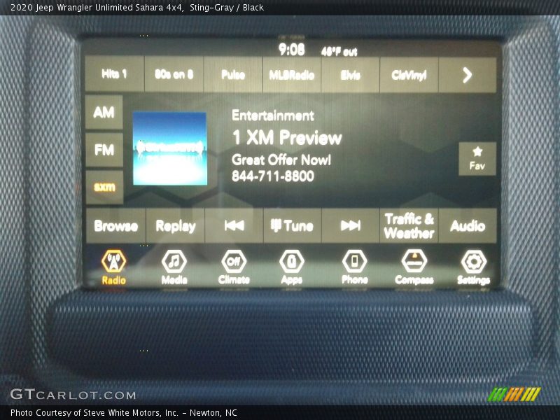 Sting-Gray / Black 2020 Jeep Wrangler Unlimited Sahara 4x4