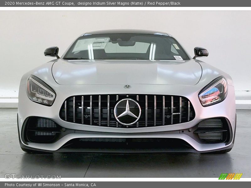 designo Iridium Silver Magno (Matte) / Red Pepper/Black 2020 Mercedes-Benz AMG GT Coupe