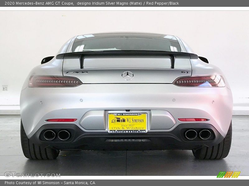 designo Iridium Silver Magno (Matte) / Red Pepper/Black 2020 Mercedes-Benz AMG GT Coupe