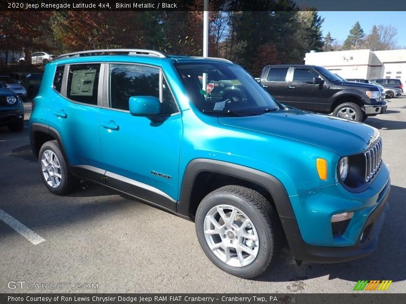 Bikini Metallic / Black 2020 Jeep Renegade Latitude 4x4