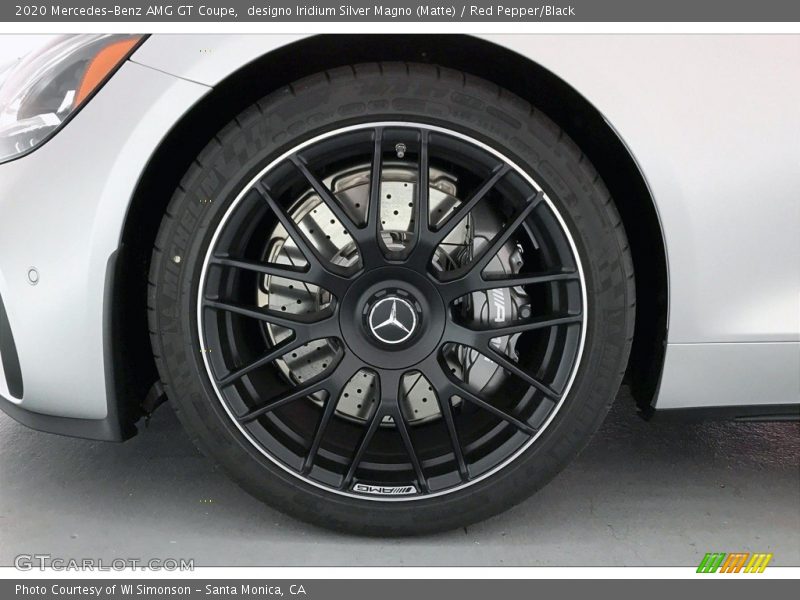 designo Iridium Silver Magno (Matte) / Red Pepper/Black 2020 Mercedes-Benz AMG GT Coupe