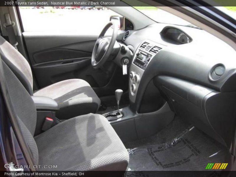 Nautical Blue Metallic / Dark Charcoal 2007 Toyota Yaris Sedan
