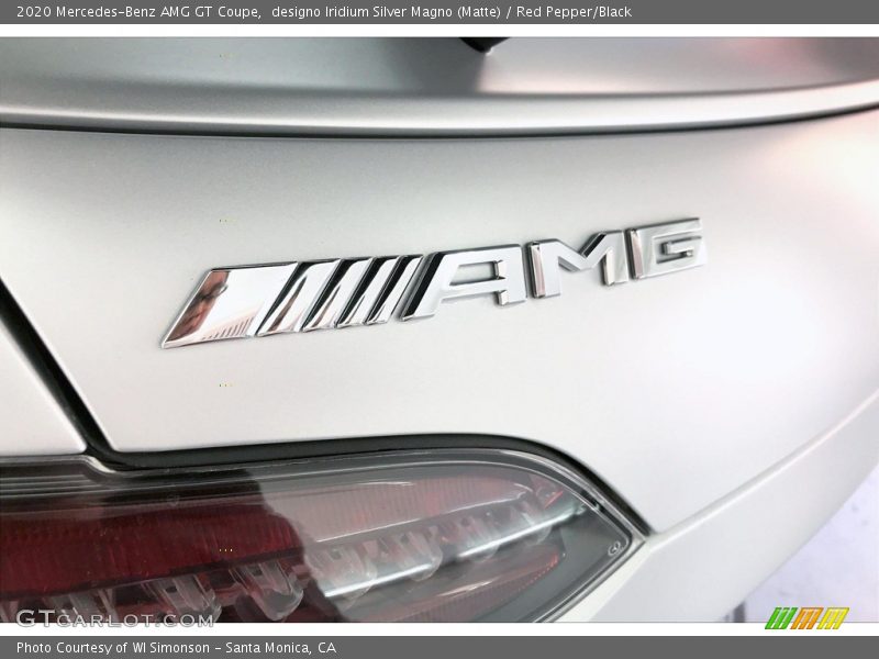 designo Iridium Silver Magno (Matte) / Red Pepper/Black 2020 Mercedes-Benz AMG GT Coupe