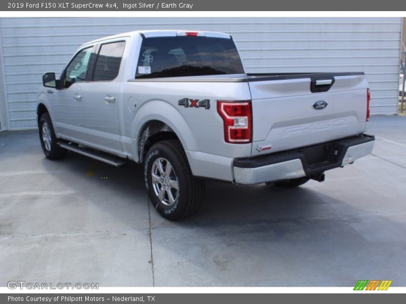 Ingot Silver / Earth Gray 2019 Ford F150 XLT SuperCrew 4x4