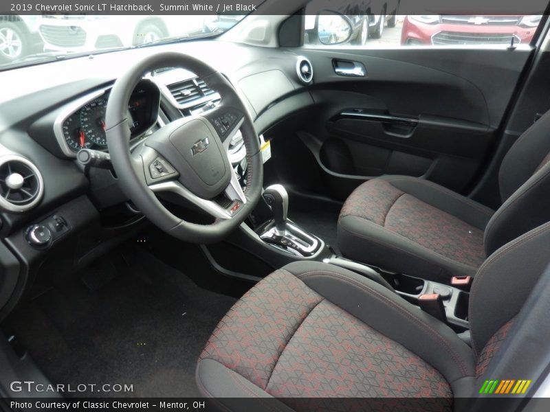 Front Seat of 2019 Sonic LT Hatchback