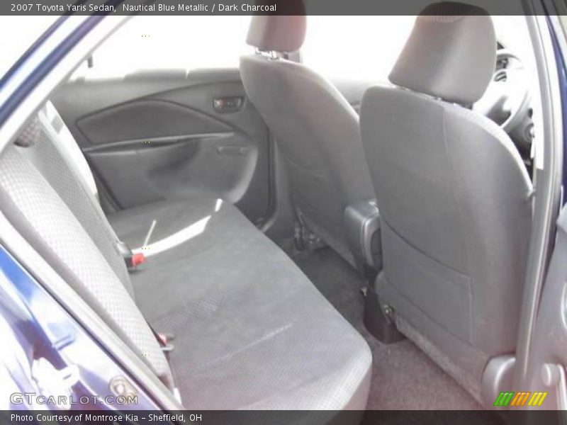 Nautical Blue Metallic / Dark Charcoal 2007 Toyota Yaris Sedan