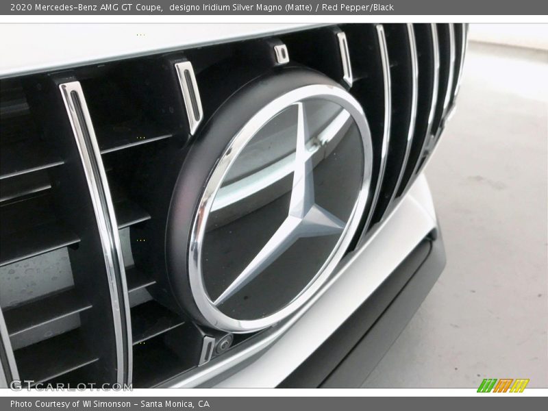 designo Iridium Silver Magno (Matte) / Red Pepper/Black 2020 Mercedes-Benz AMG GT Coupe