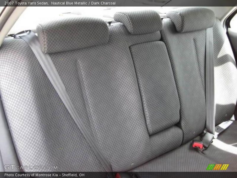 Nautical Blue Metallic / Dark Charcoal 2007 Toyota Yaris Sedan