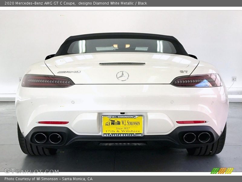 designo Diamond White Metallic / Black 2020 Mercedes-Benz AMG GT C Coupe