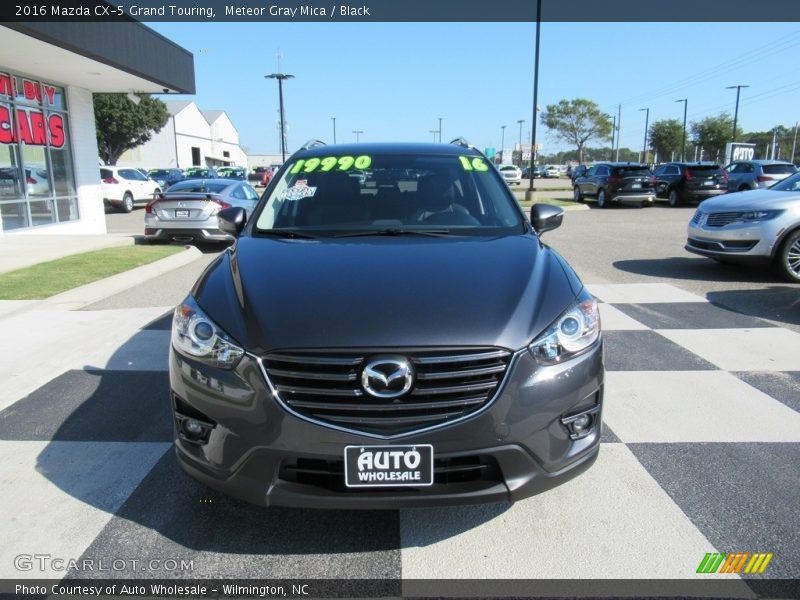 Meteor Gray Mica / Black 2016 Mazda CX-5 Grand Touring