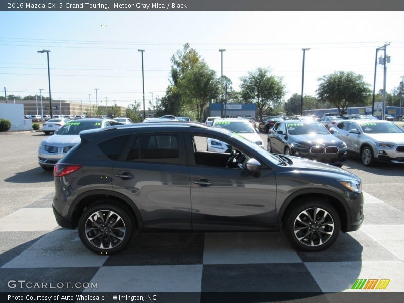 Meteor Gray Mica / Black 2016 Mazda CX-5 Grand Touring