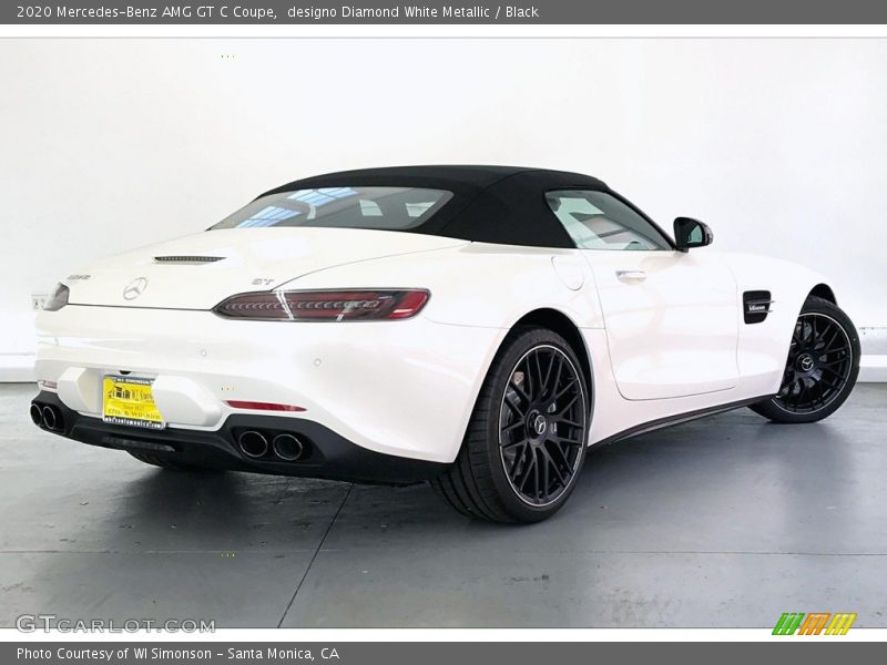 designo Diamond White Metallic / Black 2020 Mercedes-Benz AMG GT C Coupe