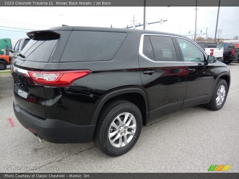 Mosaic Black Metallic / Jet Black 2020 Chevrolet Traverse LS