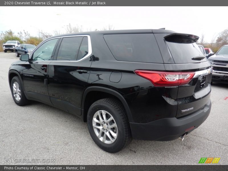 Mosaic Black Metallic / Jet Black 2020 Chevrolet Traverse LS