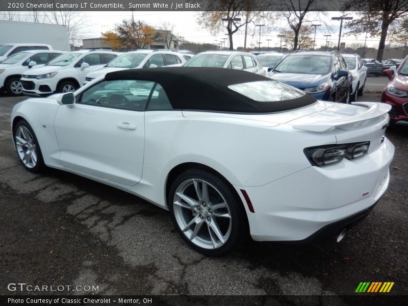 Summit White / Jet Black 2020 Chevrolet Camaro LT Convertible
