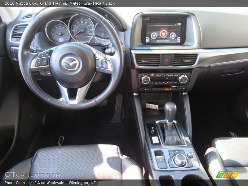 Meteor Gray Mica / Black 2016 Mazda CX-5 Grand Touring