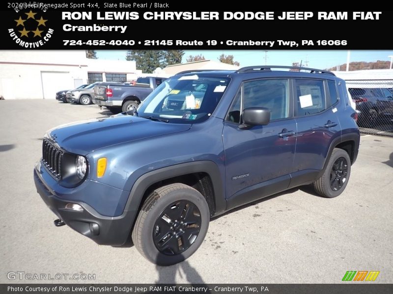 Slate Blue Pearl / Black 2020 Jeep Renegade Sport 4x4