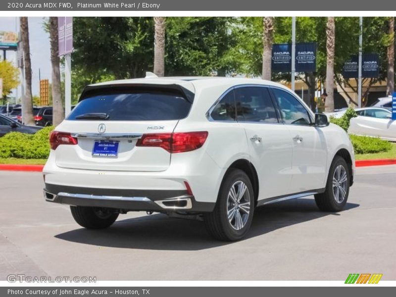 Platinum White Pearl / Ebony 2020 Acura MDX FWD