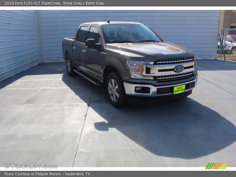 Stone Gray / Earth Gray 2019 Ford F150 XLT SuperCrew