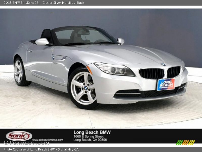 Glacier Silver Metallic / Black 2015 BMW Z4 sDrive28i