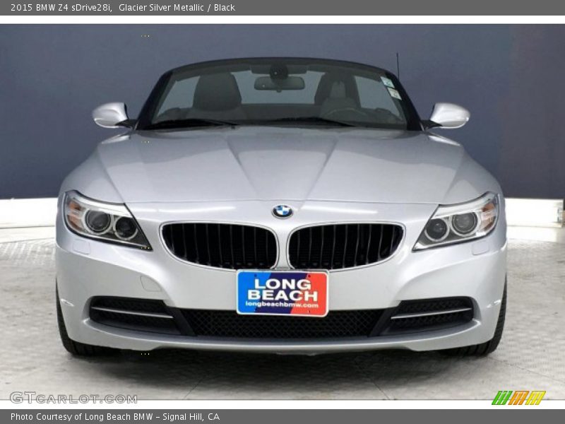 Glacier Silver Metallic / Black 2015 BMW Z4 sDrive28i