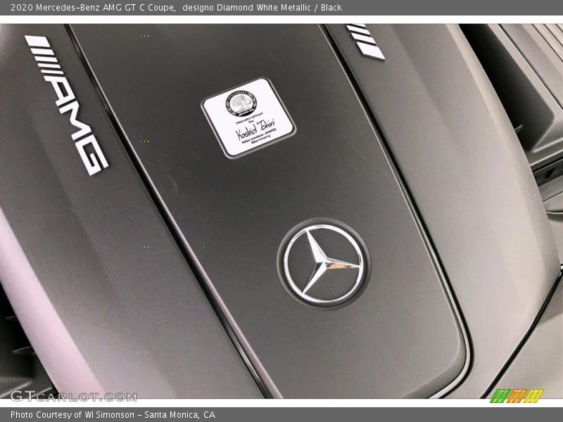 designo Diamond White Metallic / Black 2020 Mercedes-Benz AMG GT C Coupe