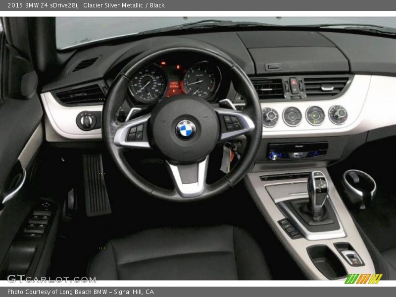 Glacier Silver Metallic / Black 2015 BMW Z4 sDrive28i