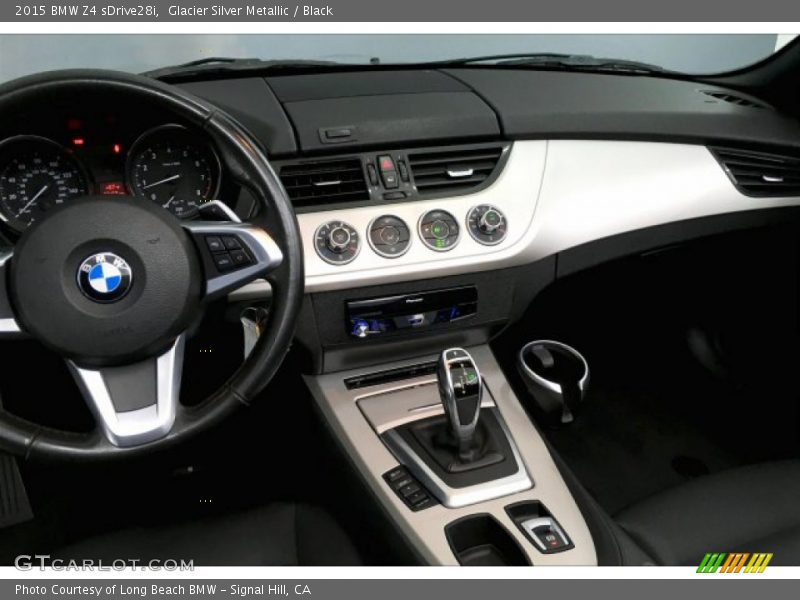Glacier Silver Metallic / Black 2015 BMW Z4 sDrive28i