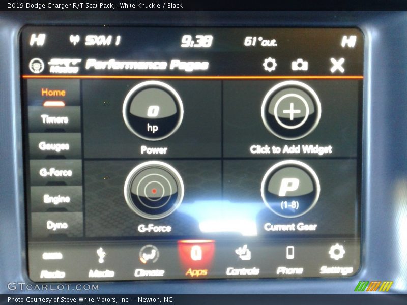 White Knuckle / Black 2019 Dodge Charger R/T Scat Pack