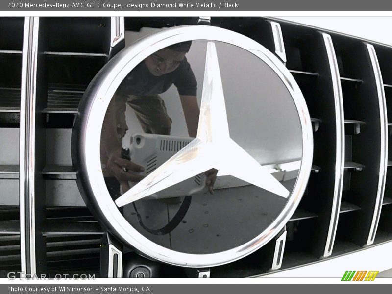 designo Diamond White Metallic / Black 2020 Mercedes-Benz AMG GT C Coupe
