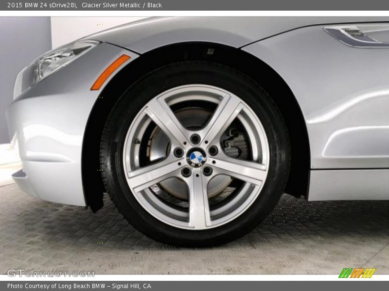 Glacier Silver Metallic / Black 2015 BMW Z4 sDrive28i