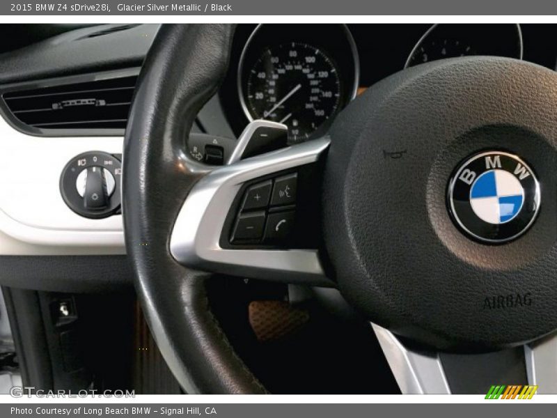 Glacier Silver Metallic / Black 2015 BMW Z4 sDrive28i