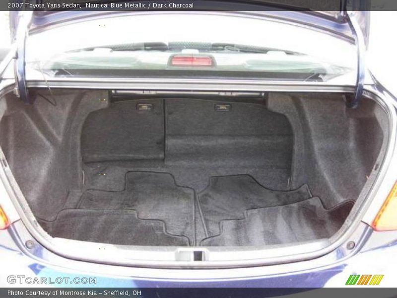 Nautical Blue Metallic / Dark Charcoal 2007 Toyota Yaris Sedan