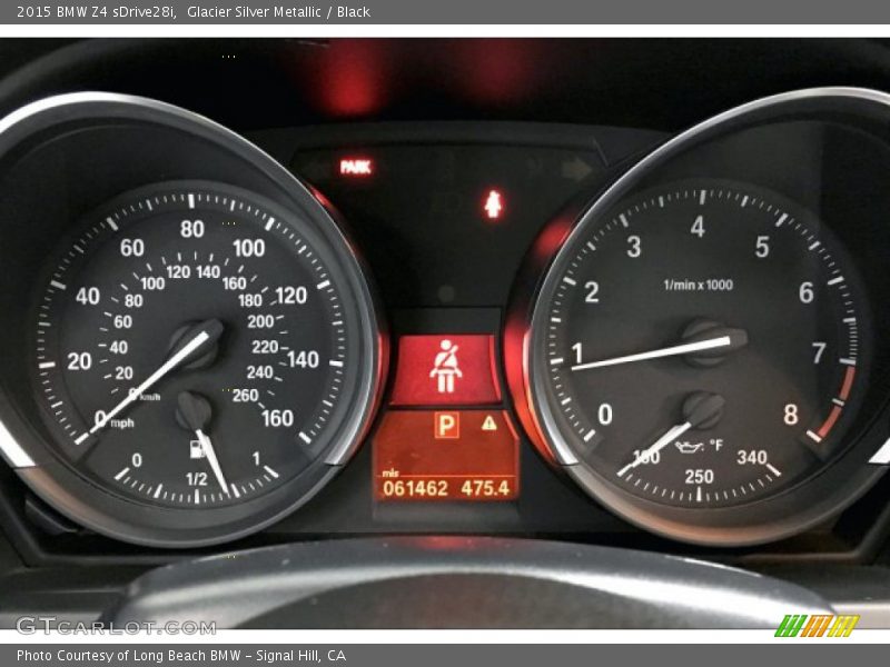Glacier Silver Metallic / Black 2015 BMW Z4 sDrive28i