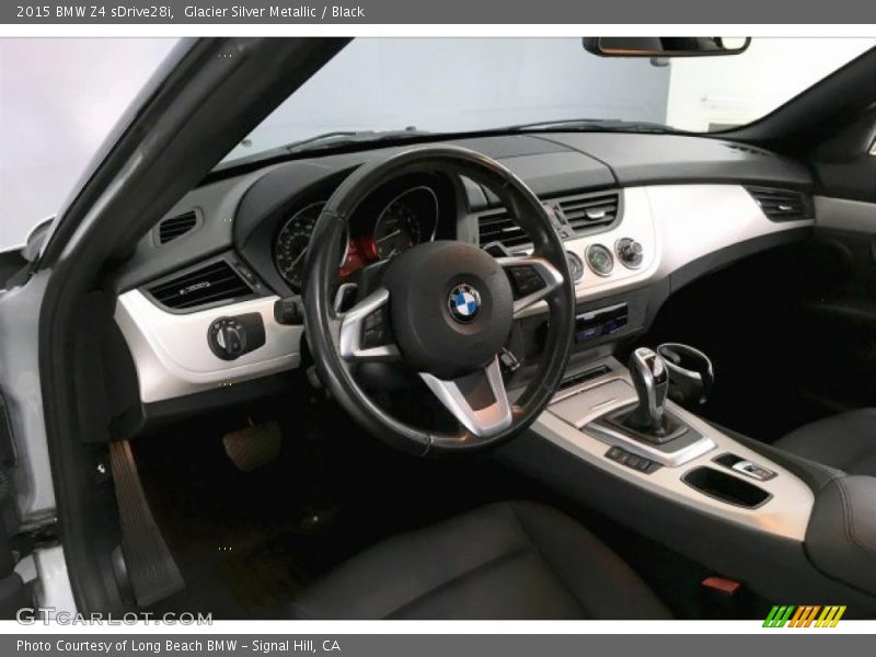 Glacier Silver Metallic / Black 2015 BMW Z4 sDrive28i