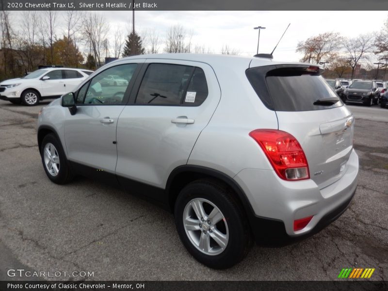 Silver Ice Metallic / Jet Black 2020 Chevrolet Trax LS