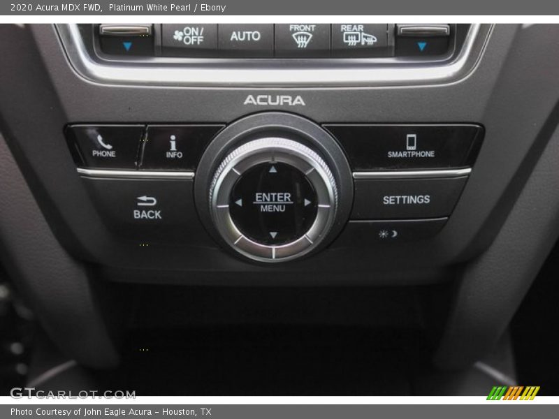 Platinum White Pearl / Ebony 2020 Acura MDX FWD