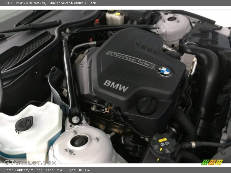 Glacier Silver Metallic / Black 2015 BMW Z4 sDrive28i