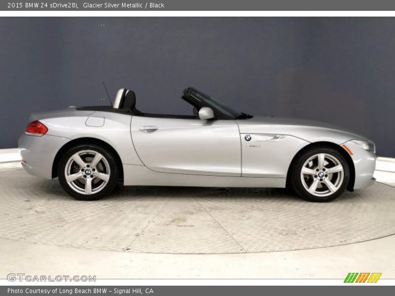 Glacier Silver Metallic / Black 2015 BMW Z4 sDrive28i